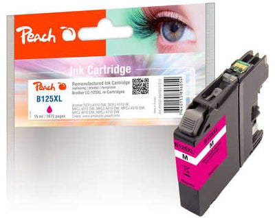 Peach PI500-89 Ink Cartridge Magenta 1 Pieces LC-125XL — image 1