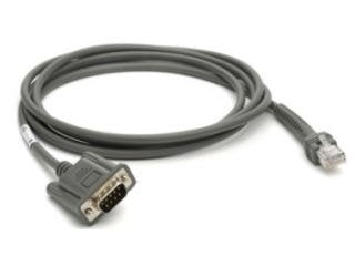 Zebra CBA-R08-S07ZBR Cable Serie Grey 2,1336M RS232 DB9 — image 1