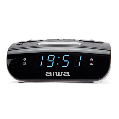 Aiwa Radio Watch Despertador CR-15BK Double Alarm Fm — image 1