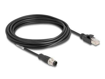 Delock 80852 Cable M12 Codificado D 4 Pin Male a RJ45 Male Pvc 5M — image 1