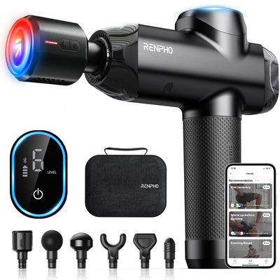 Renpho Power + Thermacool Cgun, Massager Black PEU-R-C001SH-BK — image 1