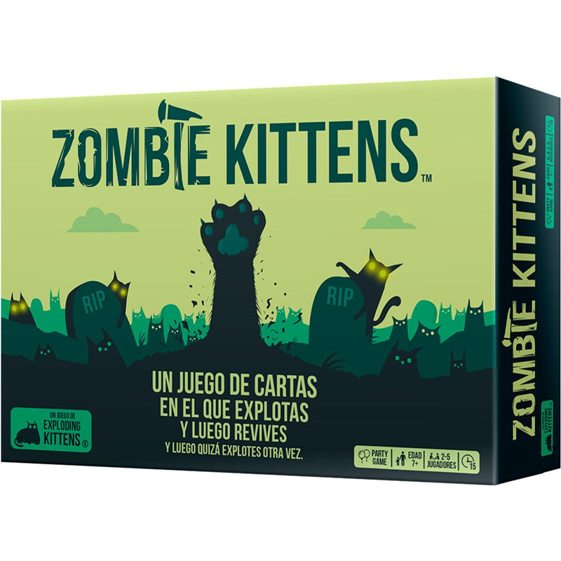 Set Of Desk Exploding Kittens Zombie Kittens Edad Recomendada 7 Years