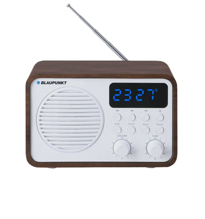 Blaupunkt Radio Laptop With Bluetooth And USB PP7BT, Colour Brown Wood/White — image 1