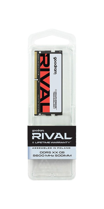 Goodram Memory SODIMM DDR5 32GB 5600MHZ CL40 Dr Rival — image 1