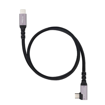 USB Cable -c Acodado M/M 3.2 GEN2 100W 4K/60HZ 0.5M — image 1