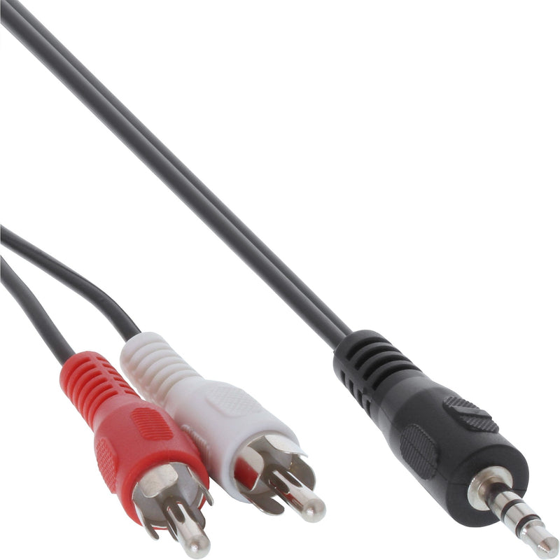 Inline Cable Audio 2X Rca Male a 3.5MM Stereo Male 10M