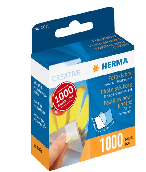 Herma Photo Stickers 1000 Pcs 1071 Labels