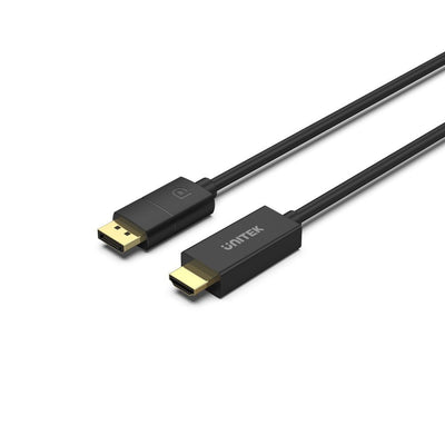 Unitek Cable DisplayPort 1.2, Hdmi, 4K@60HZ, 1,8M, V1608A — image 1