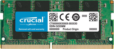 Crucial Memory DDR4 SODIMM 16GB 3200 Mt/S (PC4-25600) CL22 Dr X8 Unbuffered SODIMM 288PIN No Ecc — image 1