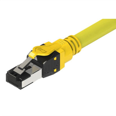 Roline S FTP- Pimf- Network Cable KAT.8 Class I Lsoh Litzendraht Yellow 2M — image 1