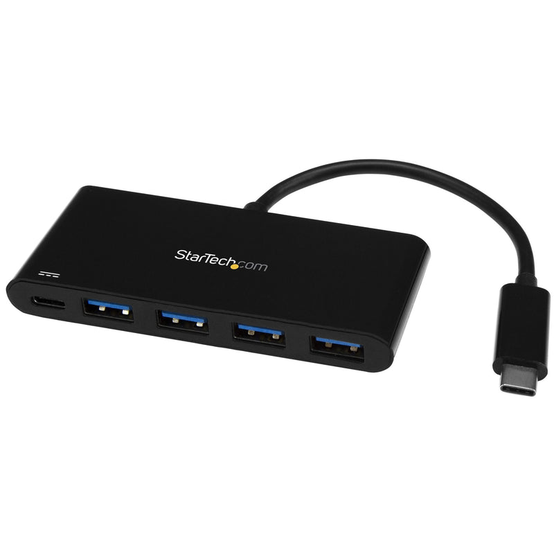 StarTech.com Hub Concentrador USB 3.0 4 Ports With Pd Entrega Power - Adapter USB-C a 4x USB-A - USB Type-c