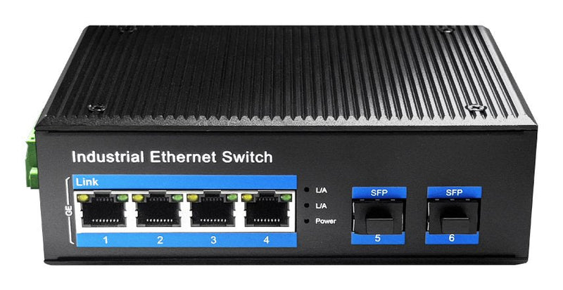 Cudy Hub Switch IG1004S2P Industrial PoE