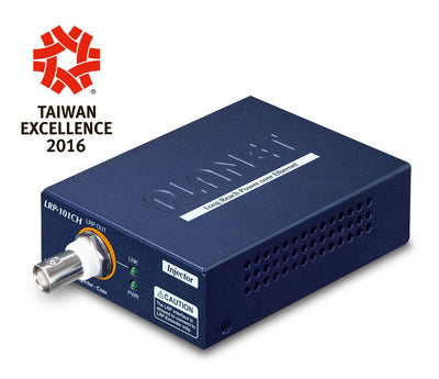1PORT Long Reach PoE Over Coax Extender Kit Single — image 1