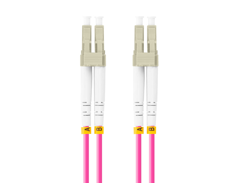 Lanberg Cable Fibre Optic 2M Multi Lc/Upc-lc/Upc Duplex OM4 50/125 Lszh Violet