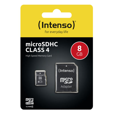 Intenso 3403460 Memory Flash 8GB Sdhc Clase 4 — image 1