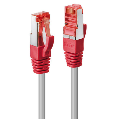 Lindy Network Cable CAT.6 Crossover S/FTP Grey/Red 3.00M — image 1