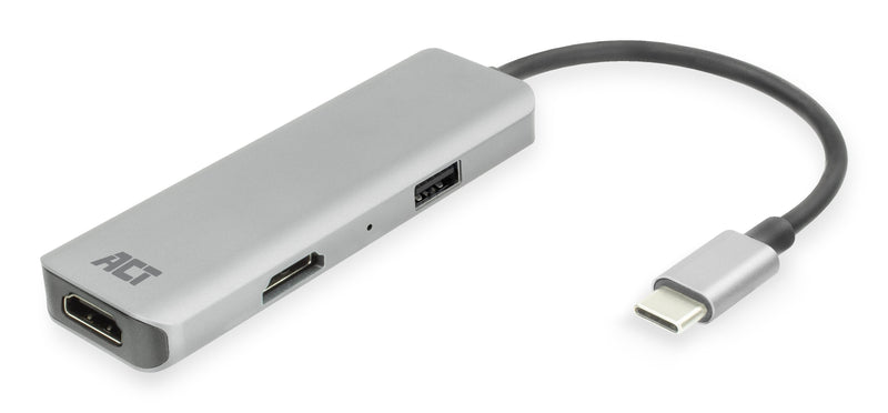 Act Connectivity Adapter USB C a 2 HDMI 4K USB a