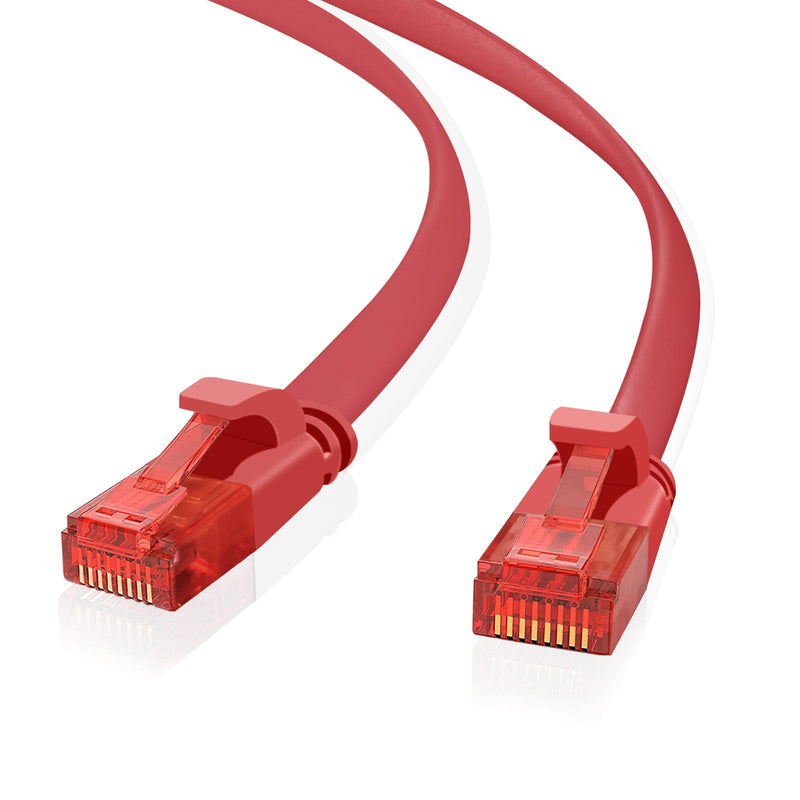 Helos Ultra Slim Network Cable U/UTP CAT.6 Red 15,0M