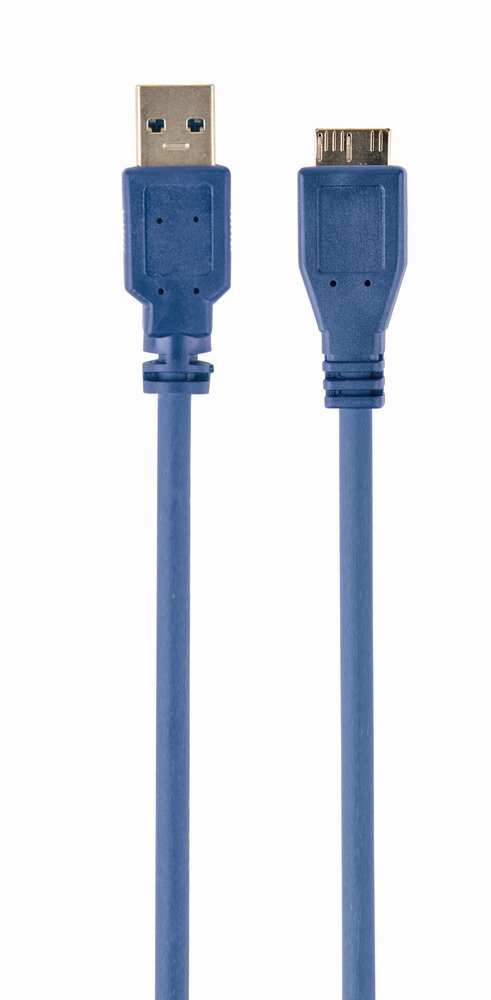 Gembird USB Cable 3.0A Microusb-tipo B 0.5M Blue