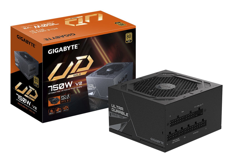 Gigabyte Power Supply Power GP-UD750GM PG5 V2 750W 80 + Gold GP-UD750GM PG5 V2
