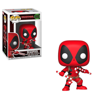 Figure Pop Marvel Holiday Deadpool With Candy Canes — image 1