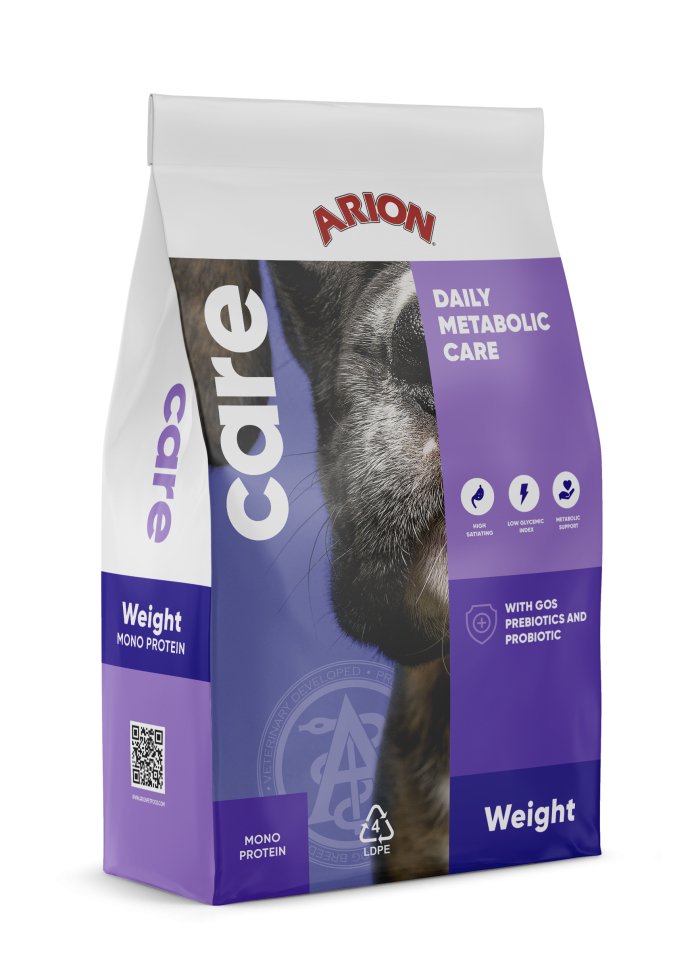 Arion Care Weight Sucha Karma Perro 12KG