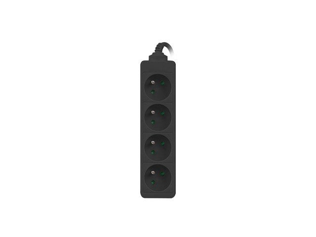 Lanberg Power Strip 1M 4 Plugs Sistema UPS PS0-04E-0100-IEC-BK
