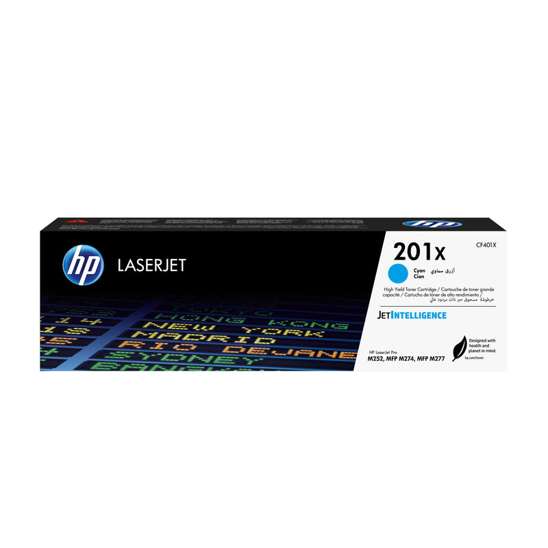 HP Genuine Toner 201X XL Cyan CF401X