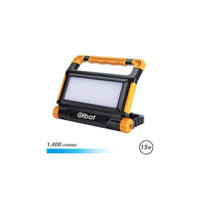 Elbat Foco Rechargeable 15W - Light Fria, 6000K - 1400 Lumenes - Battery 3.7V / 5000MAH - Rechargeable With US — image 1