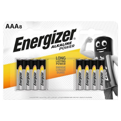 Energizer - Alkaline Power Battery Alcalina Aaa LR03 BLISTER*8 — image 1