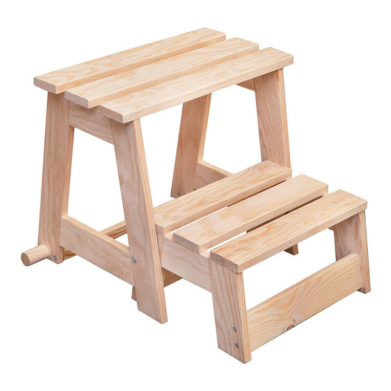 Astigarraga Ladder Taburete Wood 2 Peldaños.