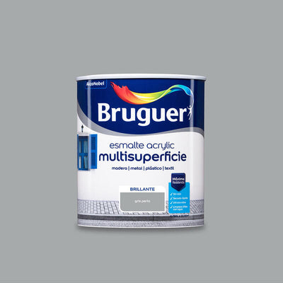 Bruguer Esmalte Acrylic Multisuperficie Glossy Grey Perla 0,750L 5057471 — image 1