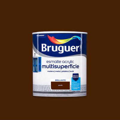 Bruguer Esmalte Acrylico Multisuperficie Glossy Pardo 0,750L 5057538 — image 1