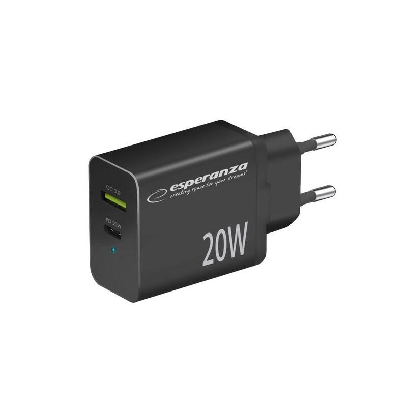 Esperanza EZC105K Charger Network 20W Black
