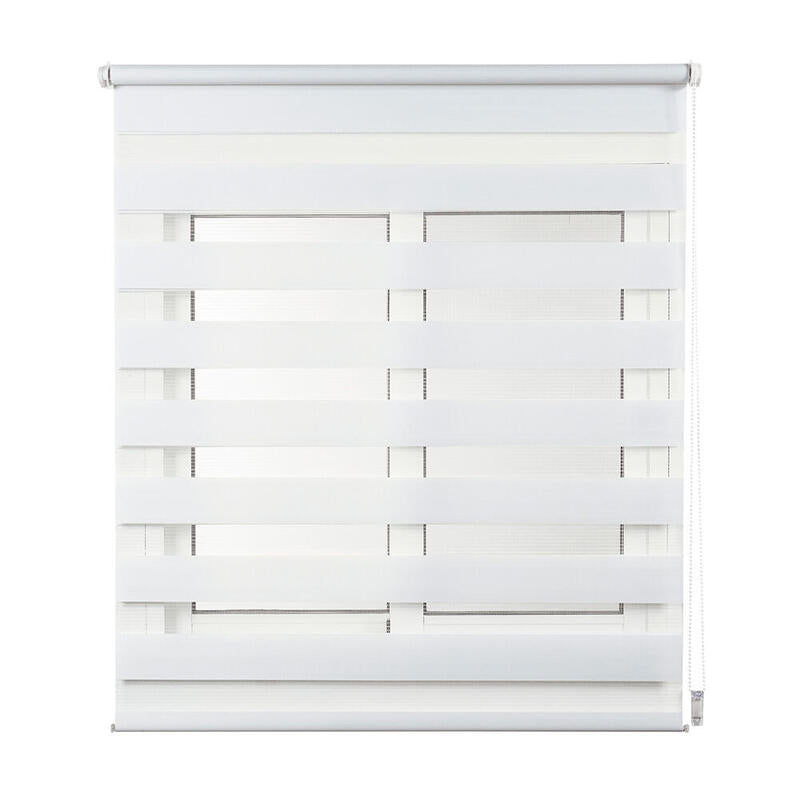 Estor Enrollable Clip&fix Noche&dia White 150X180CM