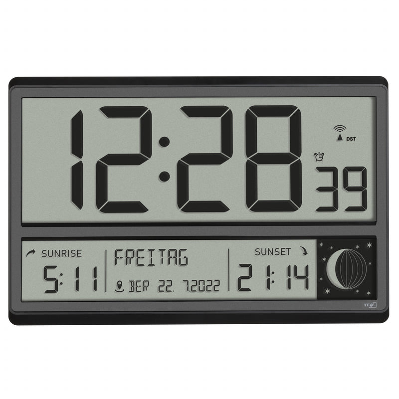 Tfa 60.4524.01 Watch Radiocontrolado Digital XL Black
