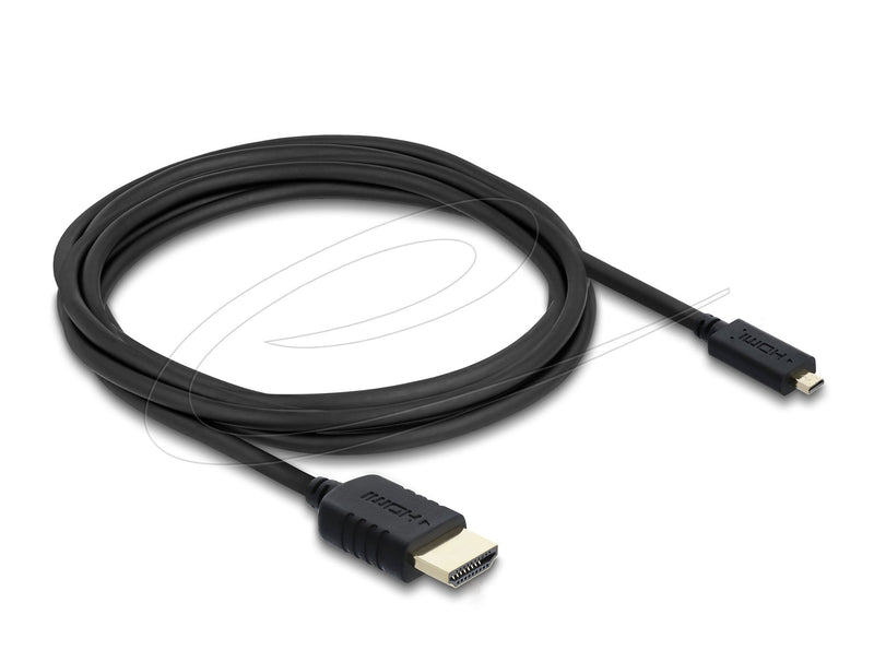 Delock Koaxiales High Speed HDMI Cable HDMI Male a Micro HDMI Male 8K 60