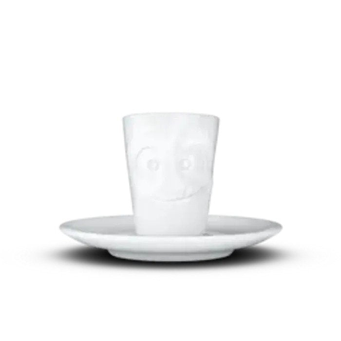 Fiftyeight Espresso Mug With Henkel 80ML - Lecker White