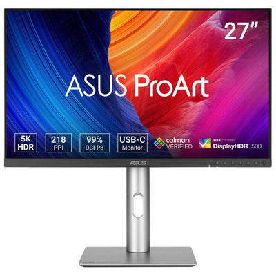 ASUS Monitor Proart PA27JCV, LED 27, Black/Silver Ultrahd/5K, Ips, Concentrador USB 90LM0AL0-B01K70 — image 1