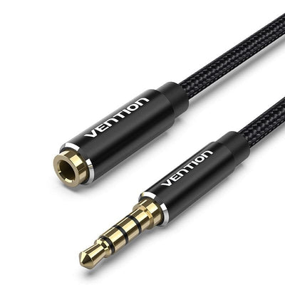 Vention Cable Stereo Bhcbi Jack 3.5 Male Jack 3.5 Female 3M Black — image 1