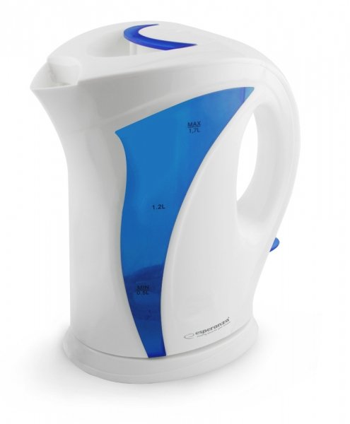 Esperanza Kettle Water EKK018B 1.7 L, White / Blue