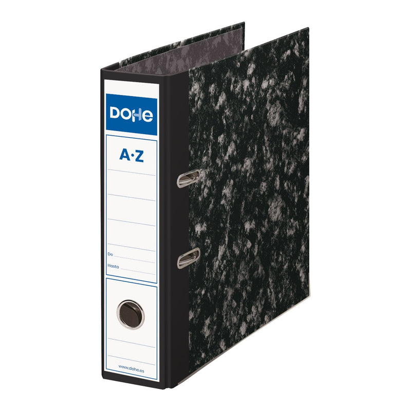 Dohe Ring Binder Archinovo Lever A4 Lomo Wide Rado Black Jaspeado
