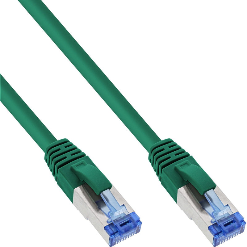 Inline Network Cable S/FTP Pimf CAT.6A Libre Halógenos 500MHZ Green 1M