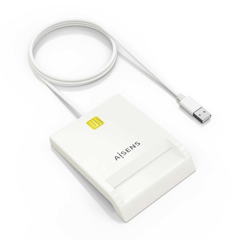 Aisens Reader Card Smart Dni - White