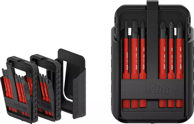 Wiha Set Of Puntas Slimbit Eléctrico Red 13 Pieces