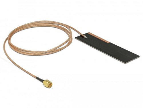 Delock Lpwan Antenna Sma Connector Male 1 - 2 dBi RG-178 1M Pcb Intern Assembly Adhesive — image 1