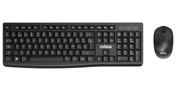 Nilox Kit Keyboard + Mouse Wireless NXKMWE012
