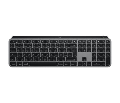 Logitech Keyboard Spanish Mx Keys S For Mac Home Bluetooth QWERTY Grey — image 1