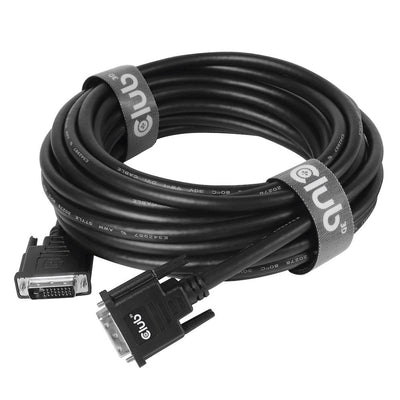 Cable DVI CLUB3D Dual Link (24 + 1) Bidireccional 10M M/M Retail — image 1