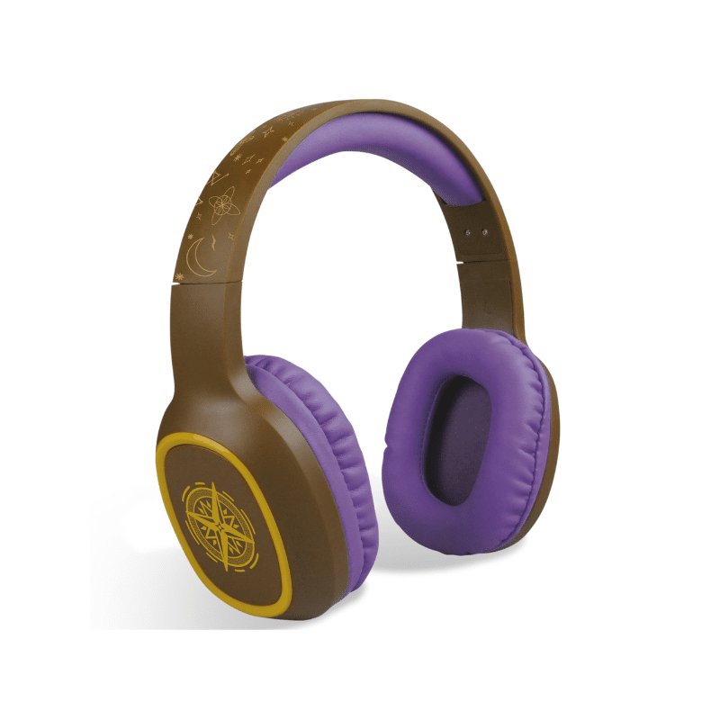 Steelplay Headphones Adventure Magic Wireless And Alámbrico Diadema Set Bluetooth Brown Púrpura